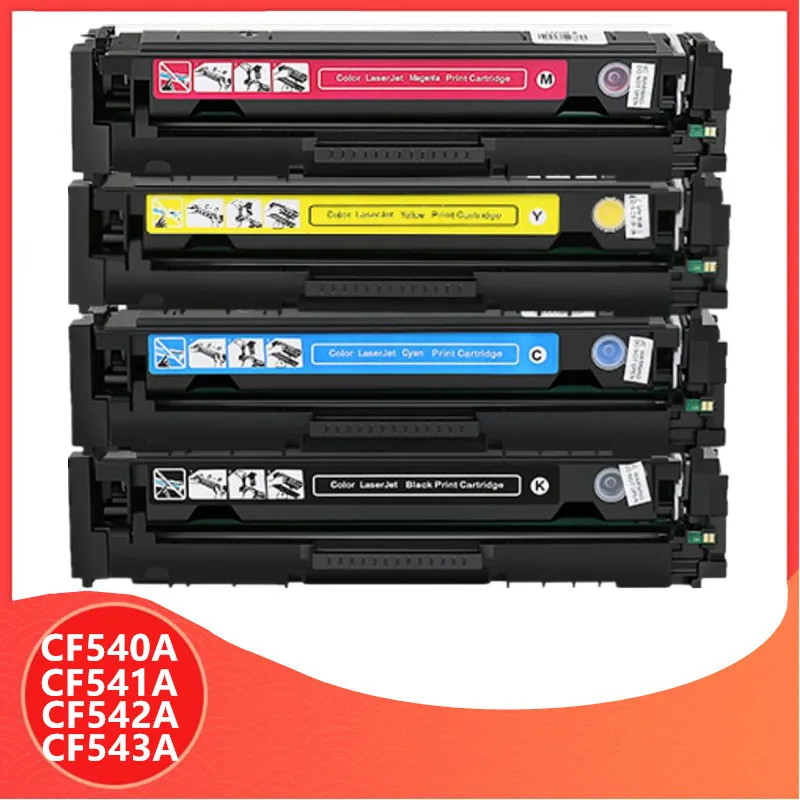 С чипом для картриджа с тонером hp 203A CF540A 540a cf540 принтера HP LaserJe Pro M254nw M254dw MFP M281fdw M281fdn