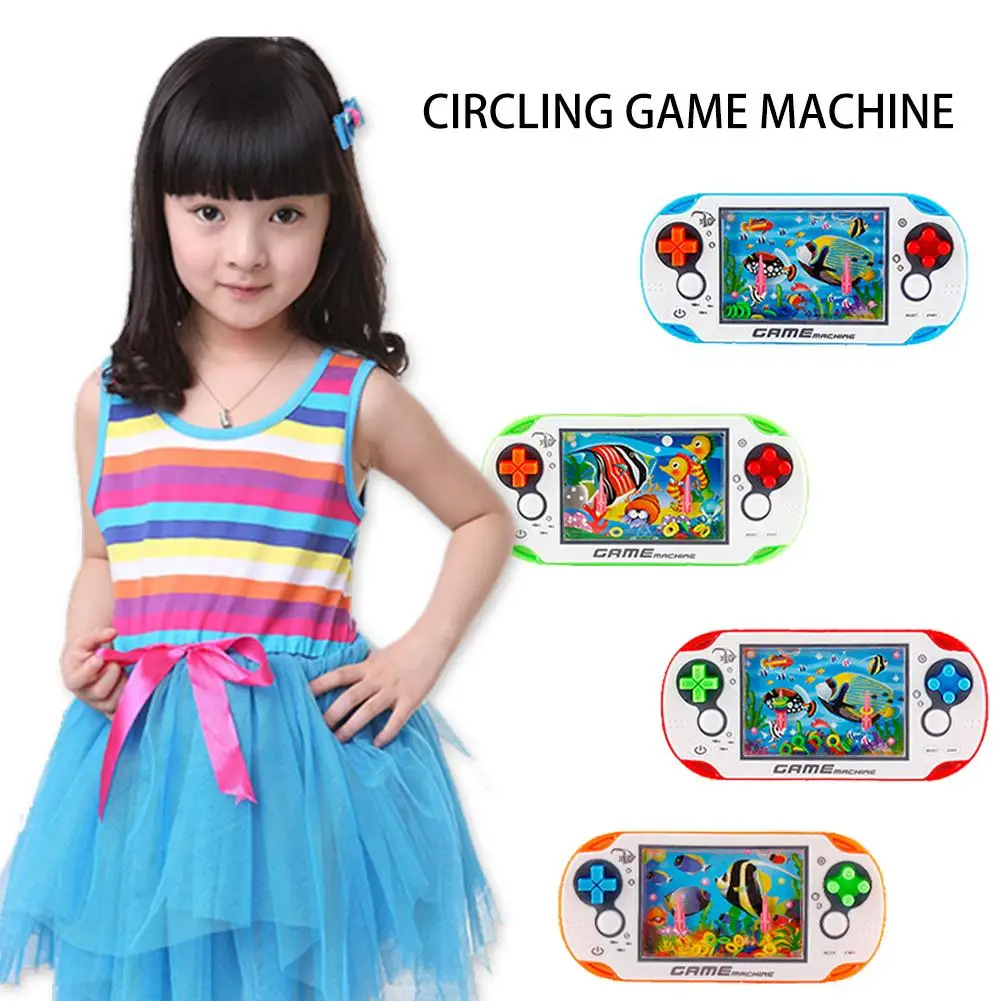 Машинка с кольцом для воды Ностальгический детский игровой автомат детей