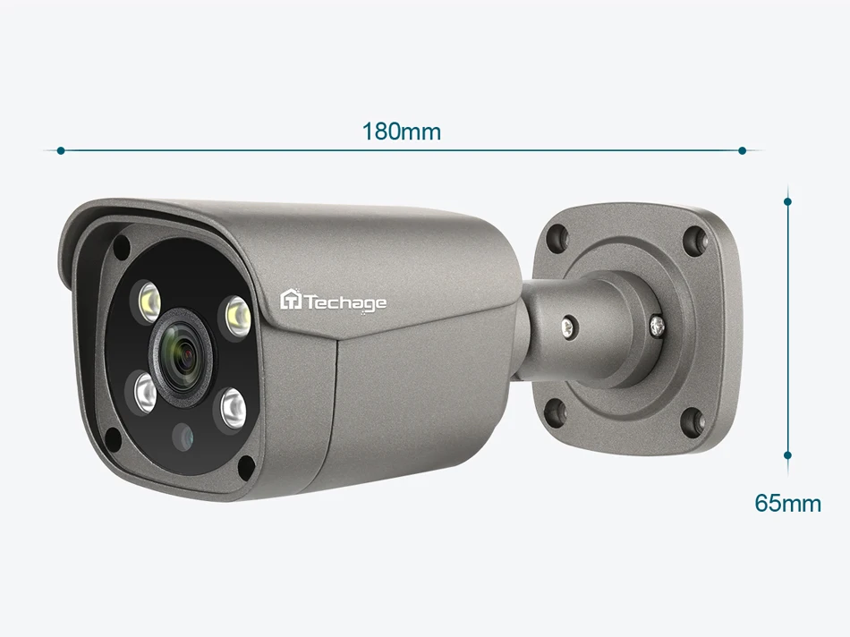 Techage Security Camera System 8CH 5MP HD POE NVR Kit