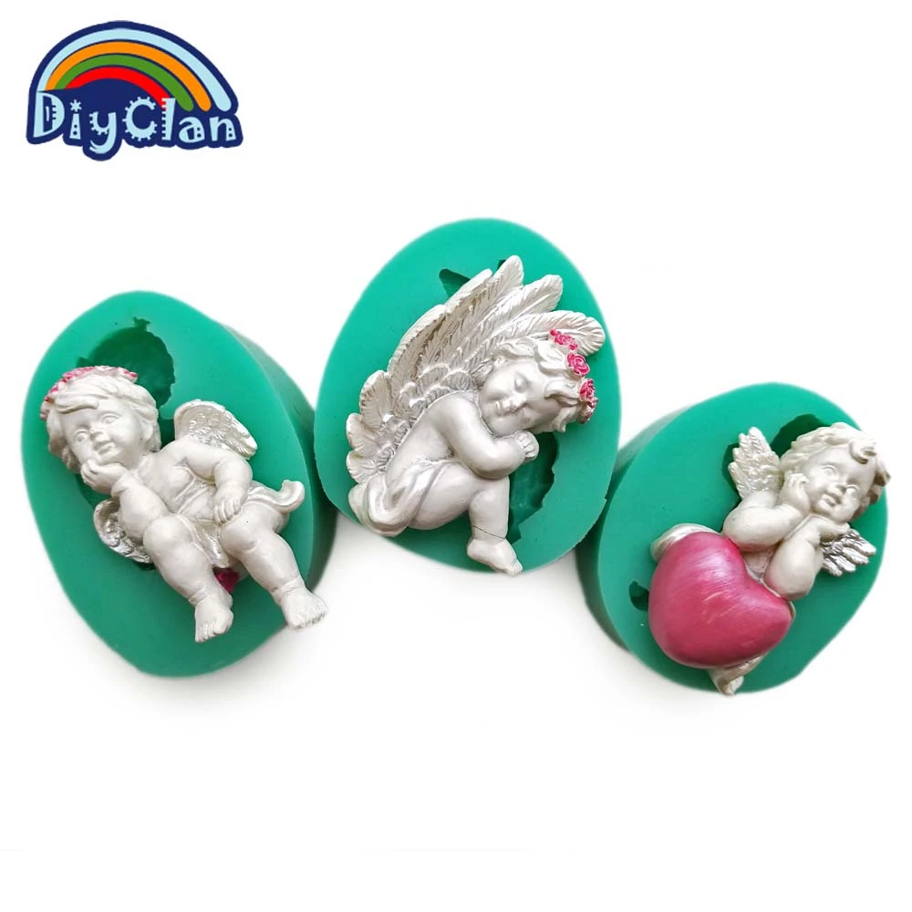 Angel Baby DIY силиконовая форма для Помады Шоколадный Кекс полимерная Форма