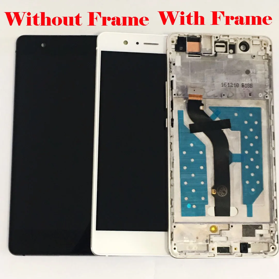 С рамкой/без для Huawei P9 Lite ЖК дисплей с дигитайзером сенсорного экрана черный