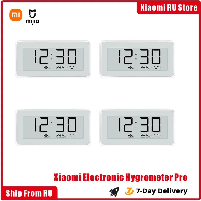 

2020NEW Xiaomi Mijia BT4.0 Wireless Smart Electric Digital clock Indoor Hygrometer Thermometer E-ink Temperature Measuring Tools