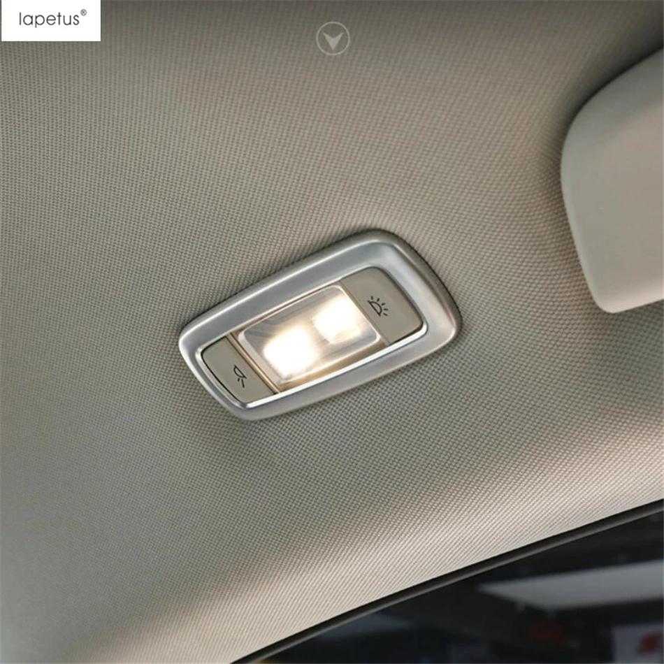 

Lapetus Water Cup Holder / Roof Reading Lights Lamps / Safety Seat Belt Buckle Matte Cover Trim For BMW X5 G05 X7 2019 2020 2021