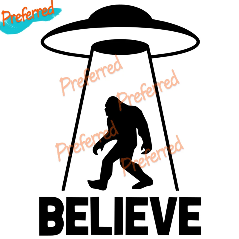 

Creative Interesting Alien Decal UFO Big Foot Vinyl Car Stickers Car Sticker Automobile