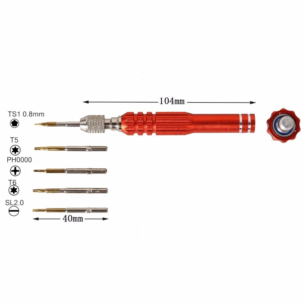 

5 In 1 Repair Open Tool Kit Precision Set of Tools Screwdriver for IPhone 4 5 6 6s Samsung Galaxy
