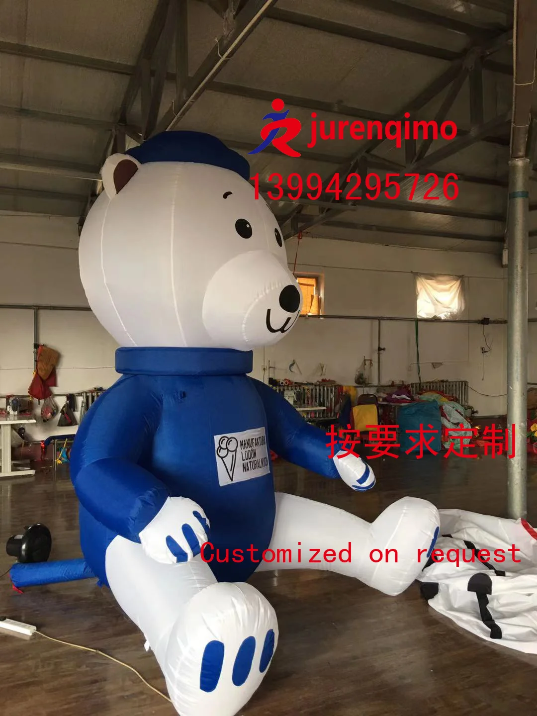 

Inflatable advertising polar bear inflatable model special modeling customized according to pictures