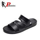 Шлепанцы PULOMIES мужские для сада и пляжа, массажные сандалии, мюли, для бассейна, летняя Уличная обувь, сланцы