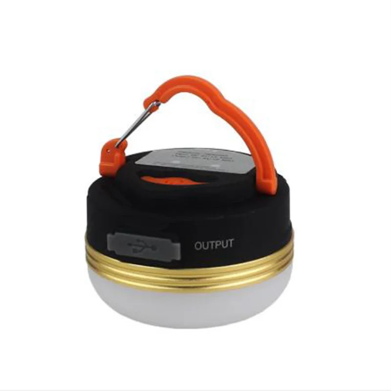 Уличная лампа для палатки с мощным светом кемпинга 5 Светодиодами и USB зарядкой