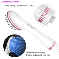 pet hair dryer portable quiet 2 in 1 pet grooming hair dryer blower with slicker brush adjustable temperature for dogs and cats