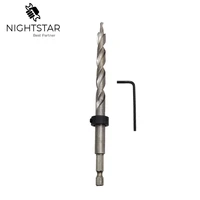 krachtige 9mm 9 5mm hss twist step drill bit for pocket hole jig kit woodworking hole drill for carpentry power tools