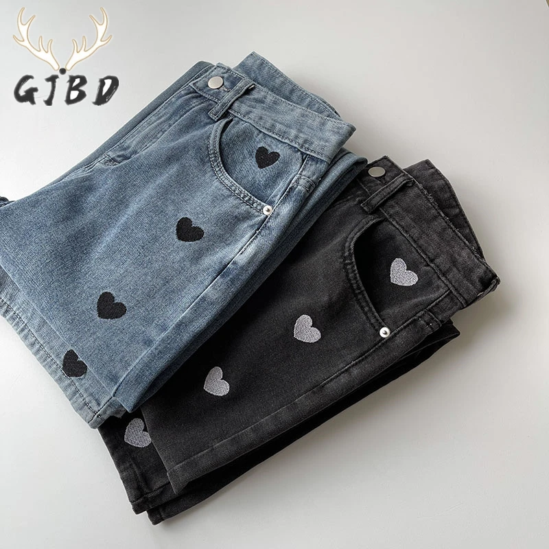 Женские джинсы 2021 Весенняя уличная одежда с высокой талией длинные брюки