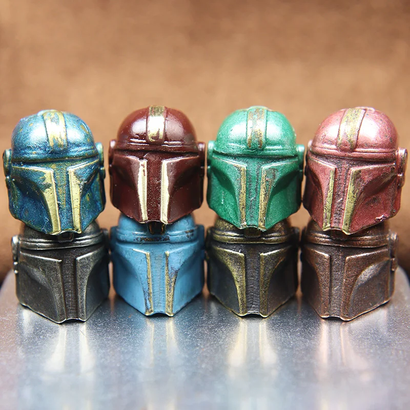 Alien шлем складной нож бусина Паракорд тканый шнурок брелок Подвески латунь