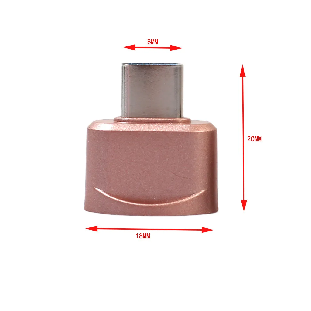 USB C type C к USB OTG мини адаптер 2,0 конвертер высокоскоростной USB 2,0 Сертифицированный адаптер для samsung HUAWEI Macbook Y20