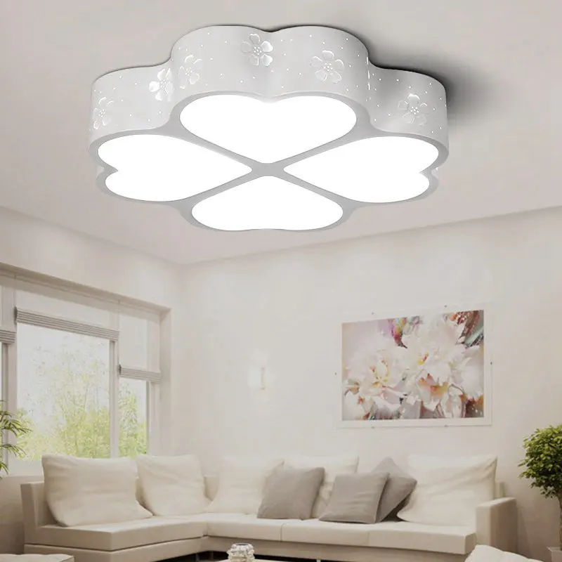 

LED Ceiling Light Ceiling Lamp Clover Lamp Living Room Lighting Fixture Bedroom Surface Mount Flush Panel Remote Control