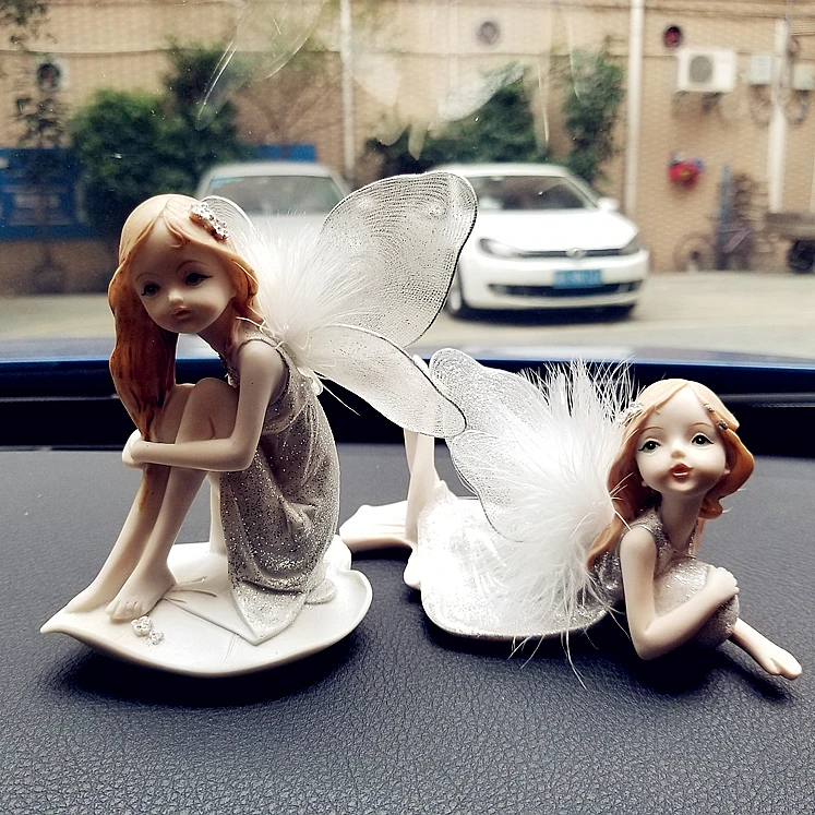 Подарки ангелов полимерные фигурки сказочные статуи свадебное украшение милый
