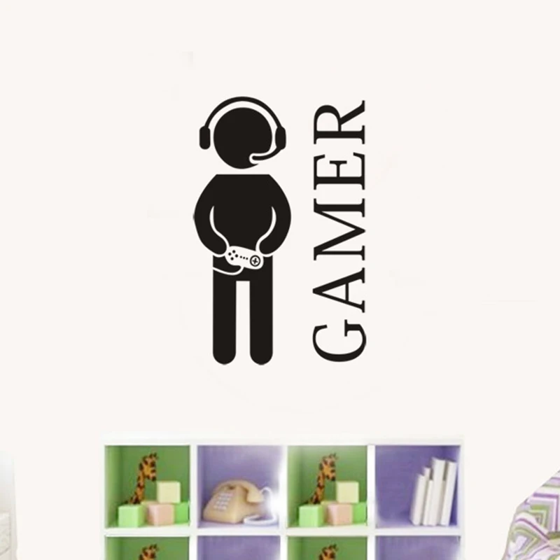 40*60 см геймер стикер на стену игра музыкант резные полые обои s для дома стены