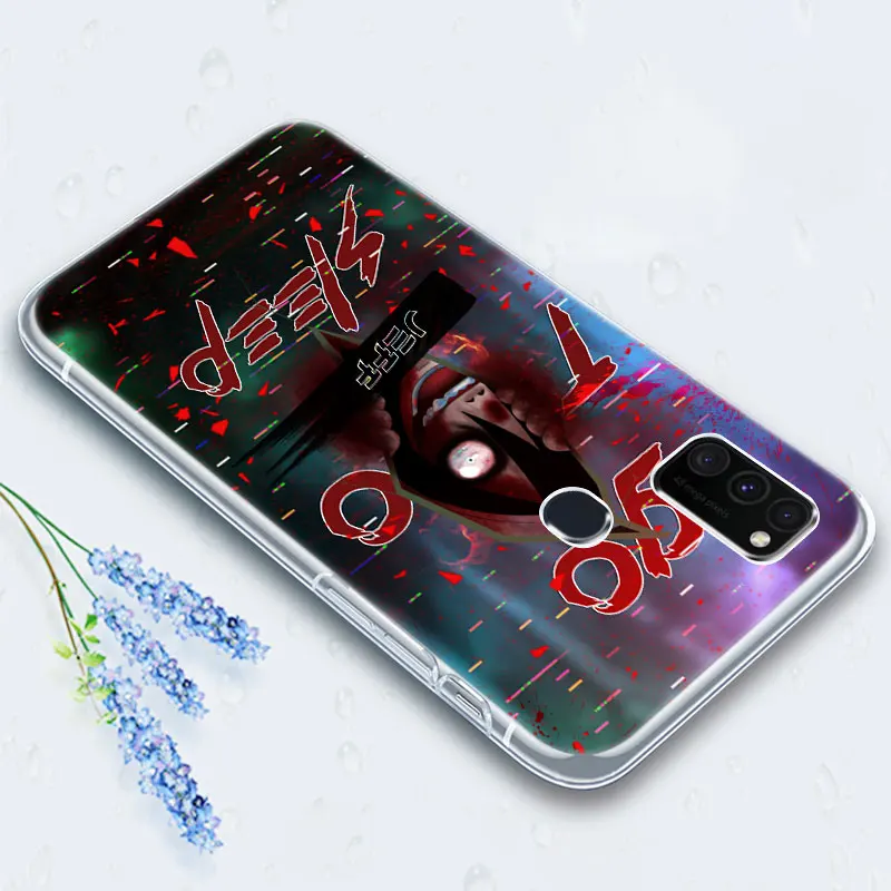 Чехол Anime Jeff The Killer для Samsung Galaxy M32 M12 M11 M21 M01 M02 M30S M31S M51 A5 2017 A6 A8 Plus A7 A9 2018 из силикона.