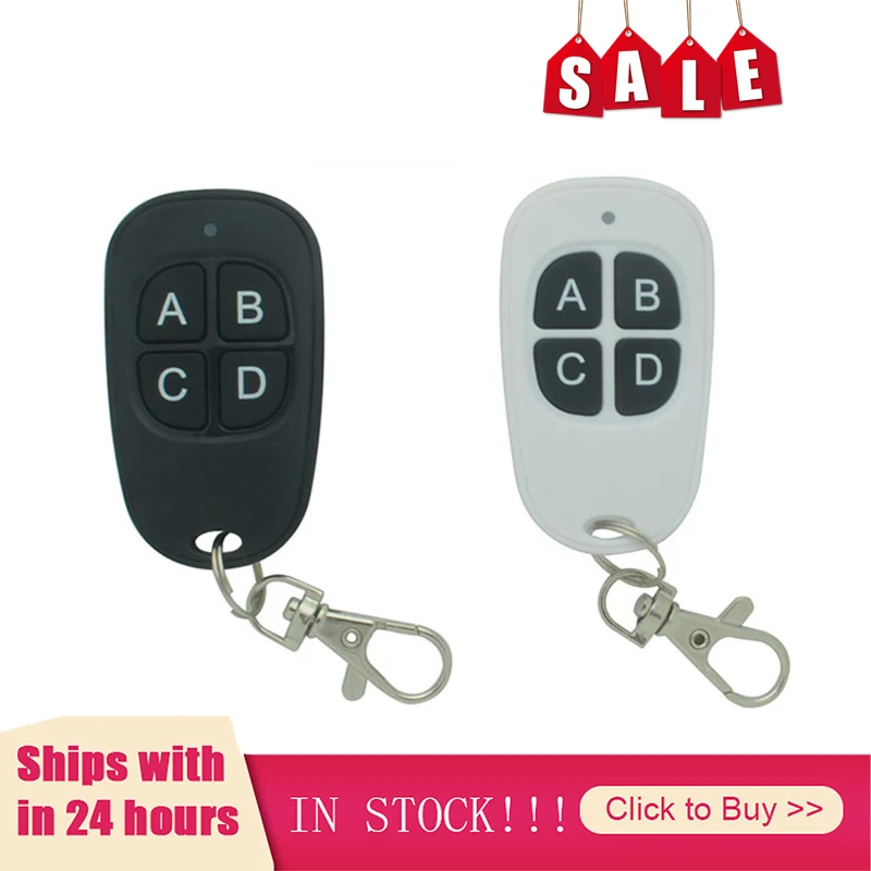 

Cloning Duplicator Key Fob A Distance Remote Control 433MHZ Clone Fixed Learning Code For Gate Garage Door 2021 New