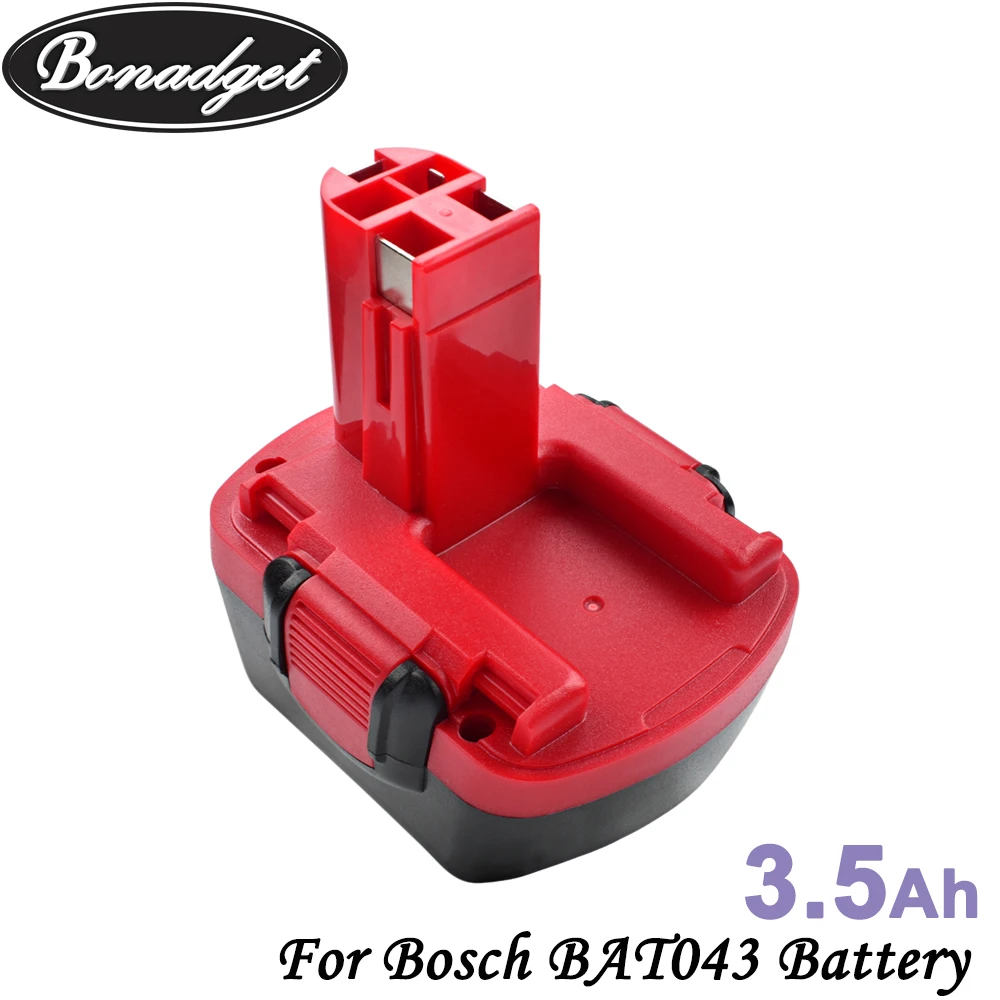 Bonadget Ni MH 12 V 3500mAh Замена PSR 1200 для Bosch BAT043 BAT045 BAT046 BAT049 BAT120 BAT139 GSB GSR VE 2 батарея