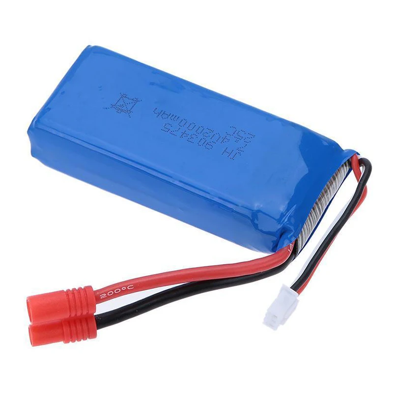 RC часть 7 4 V 2000mAh 25C Lipo батарея (вилка банана) для Syma X8C P9K0 | Игрушки и хобби