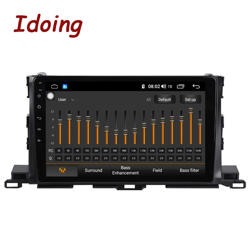 Idoing 10 2 "4G + 64G Восьмиядерный DSP автомобильный Android мультимедийный плеер для Toyota