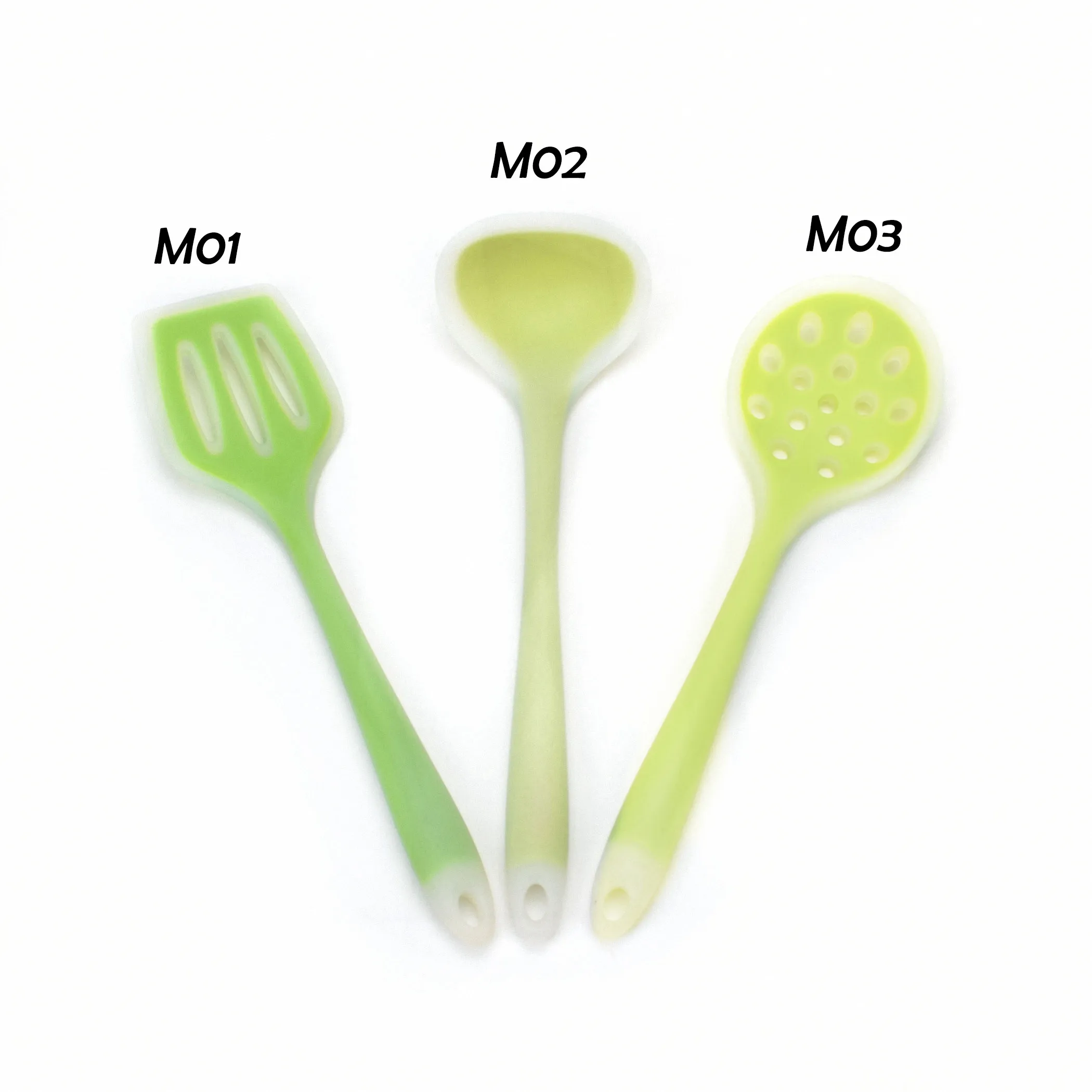 Виды силиконовые кулинария термостойкие лопатки суп ложка дуршлаг инструмент |