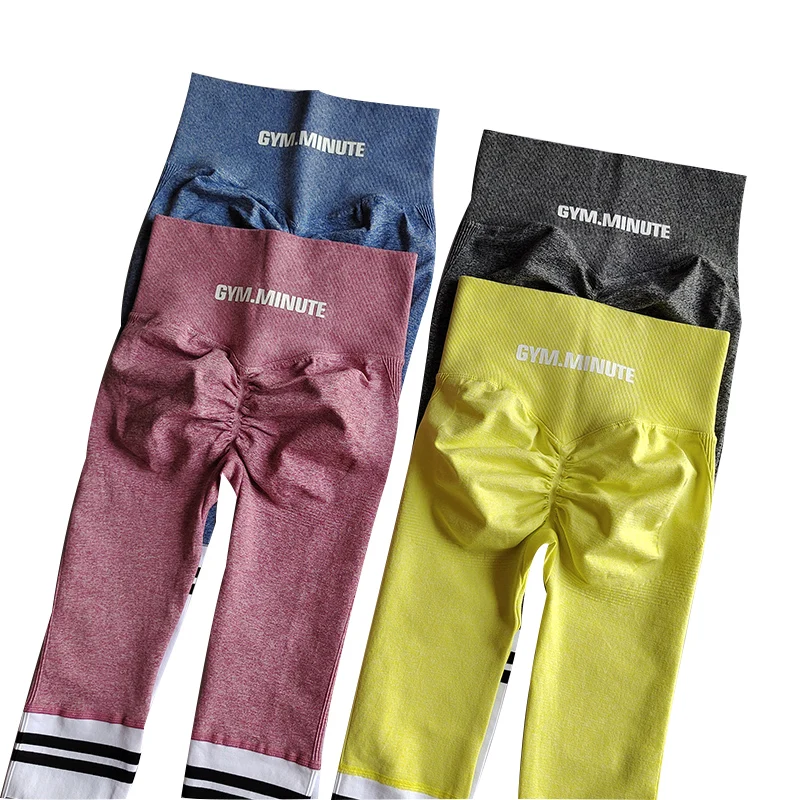 

Women Leggings Hips Sports Fitness Running High Waist Yoga Pants Gym Exercise Sport Hip Push UP Seamless Leggings