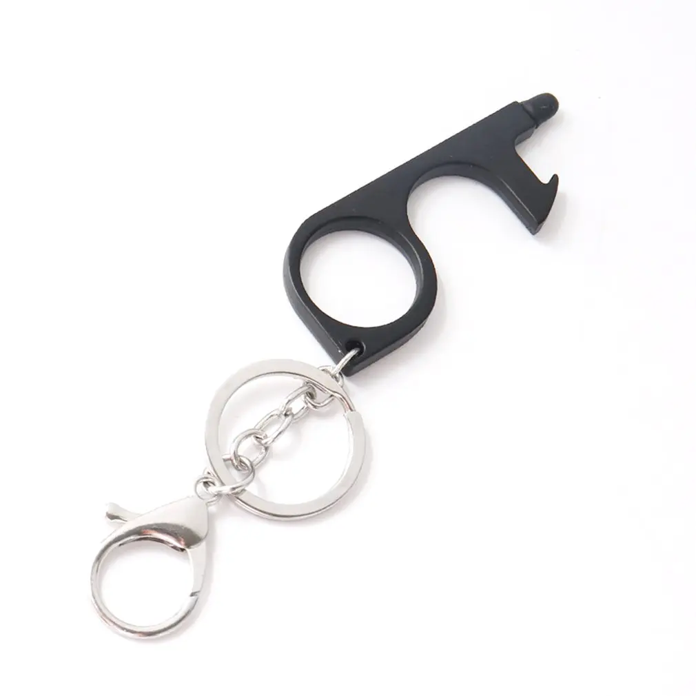 

No-Touch Door Opener Multifunction Elevator Button Contactless Bottle Opener Door Opener Key Beer Trigger