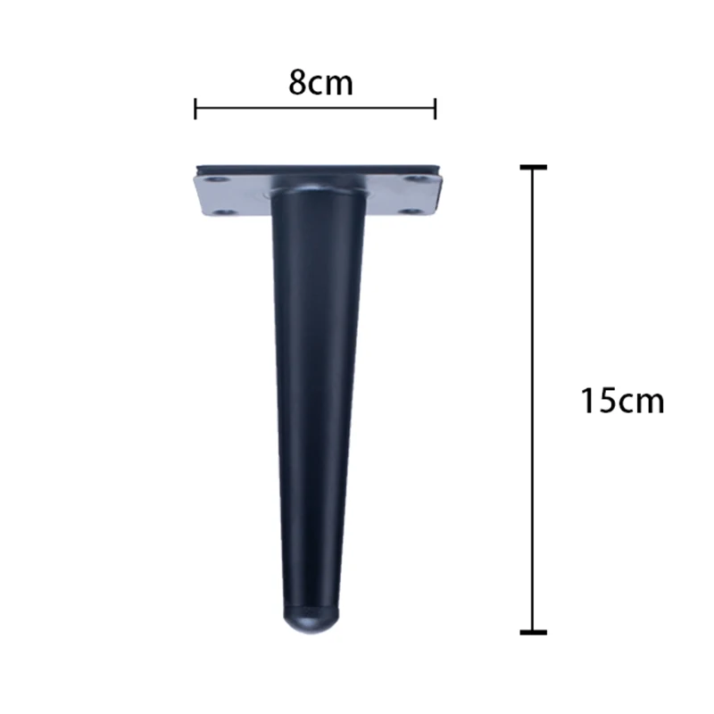 

4Pcs Furniture Table Legs Metal Tapered Sofa Cupboard Cabinet Furniture Leg Feet Coffee Tea Bar Stool Chair Leg Feet