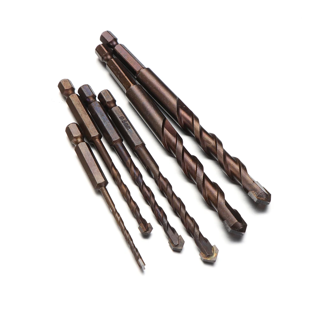 Сверло с шестигранным хвостовиком 1 шт. треугольное спиральное сверло для