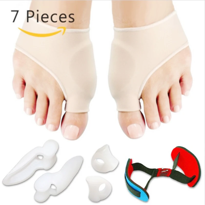 

Hallux Valgus Corrector Orthotics Bunion Thumb Straightener Protector Training Orthopedic Belt Adjuster Toe Separator Feet Care