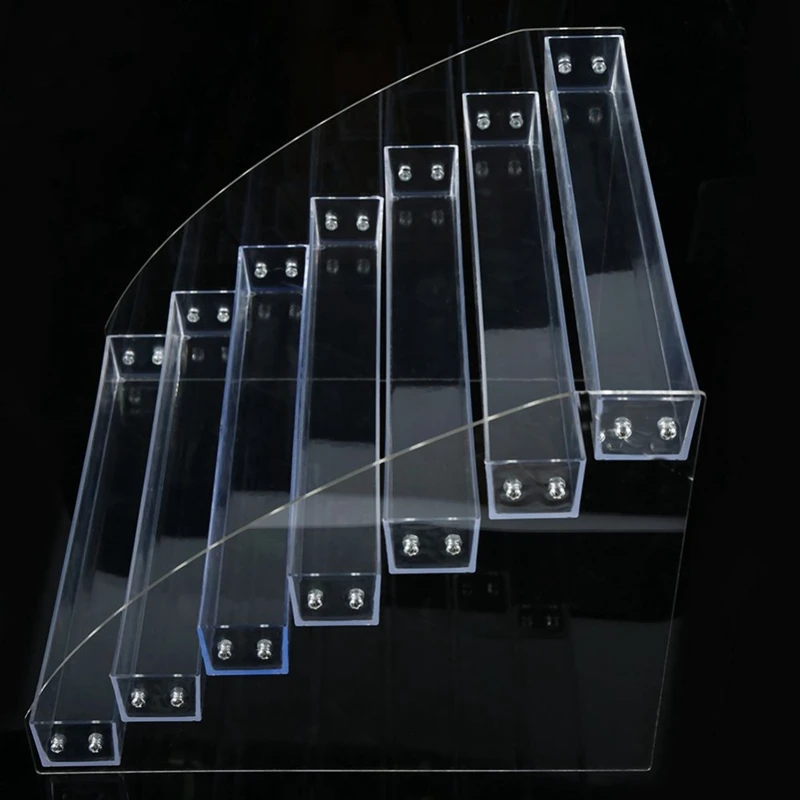 7 стойка из ярусов акриловый прозрачный лак для ногтей дисплей косметический