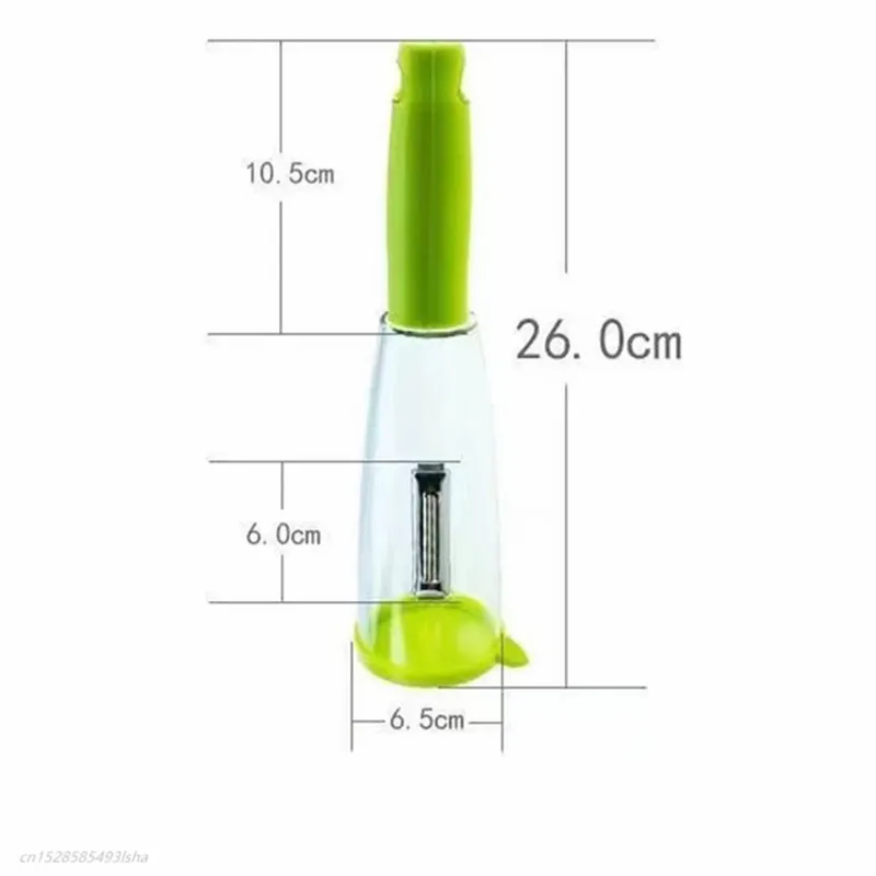 

Peeler with container Stainless steel blade for fruits and vegetables Peeling Knife Cucumber Peeler Planing Grater Kitchen Tool