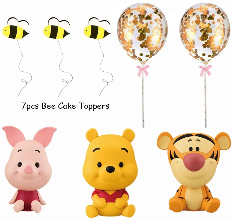 8 шт. Винни-Пух топпер для торта пух медведь Топпер капкейк персонажи Винни