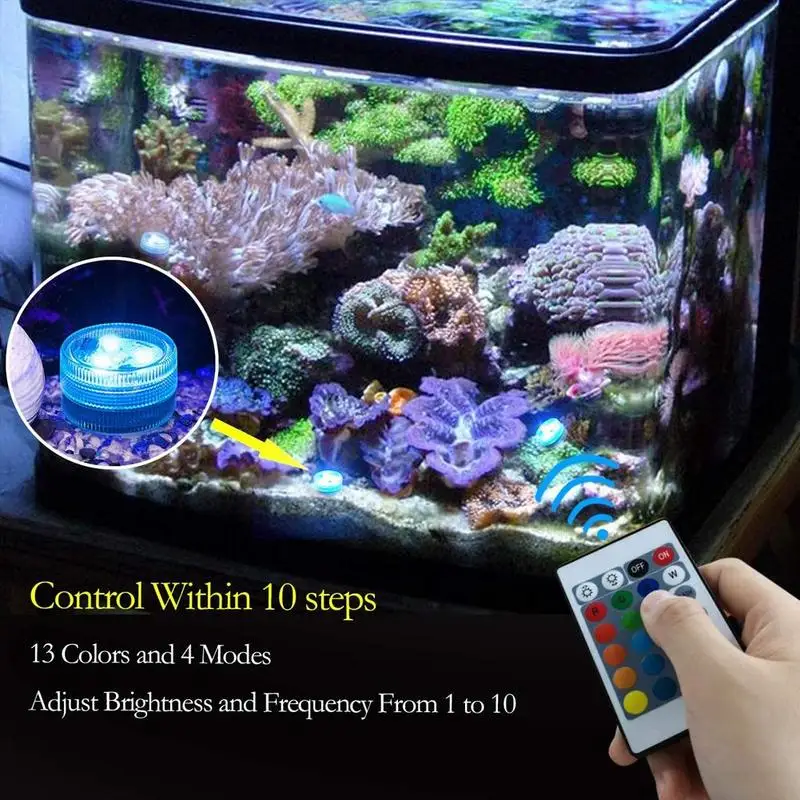 

Waterproof Remote Control Colored RGB LED Light Boundary Style EFX Light Submersible Remote Accent Control