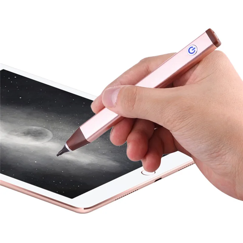 rose gold HAWEEL 2,3 мм Сверхтонкий перо активный стилус iPhone стилус для iPhone/iPad наиболее совместимое и наиболее эффективное приложение - Цвета: rose gold