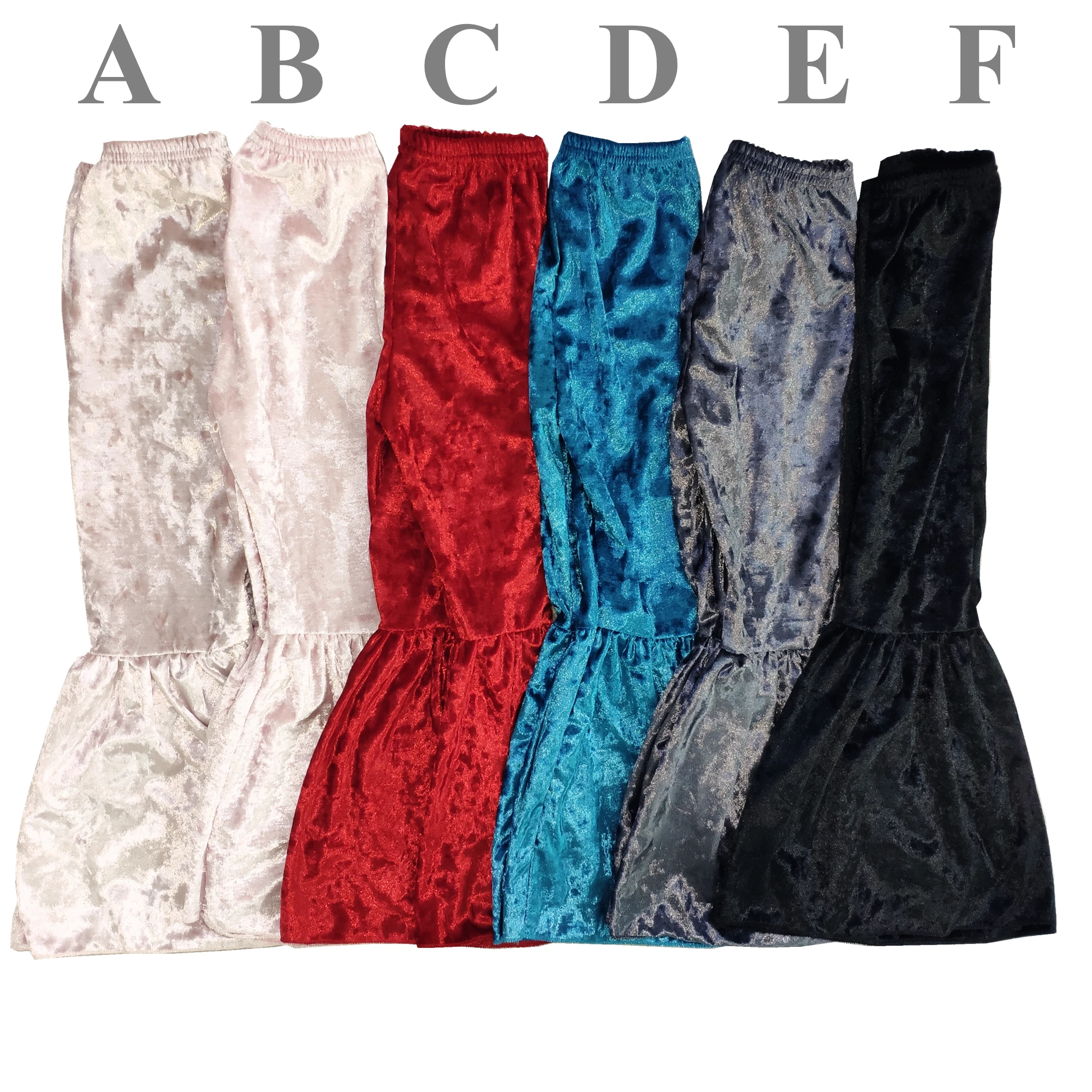 Модные брюки для маленьких девочек 6 цветов мягкие высококачественные бархатные