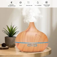 500 aromatherapy essential oil diffuser with remote control wood grain ultrasonic air humidifier with wood grain for office home