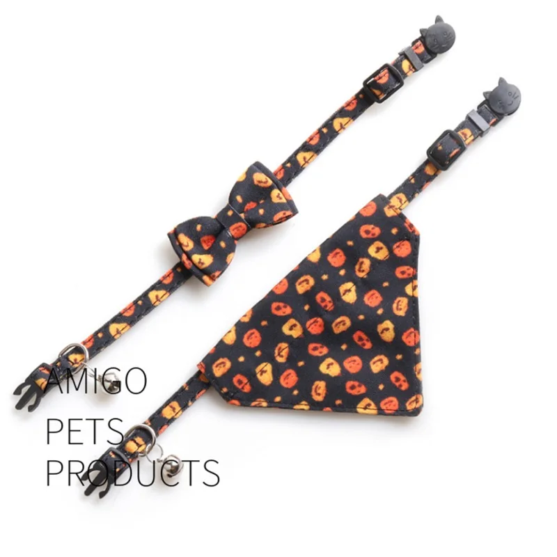 

Dog Accessories 2pcs Pet Cat Dog Saliva Towel Collar Halloween Decoration Collar Bib Small Dog Neck Scarf Supplies Dropship