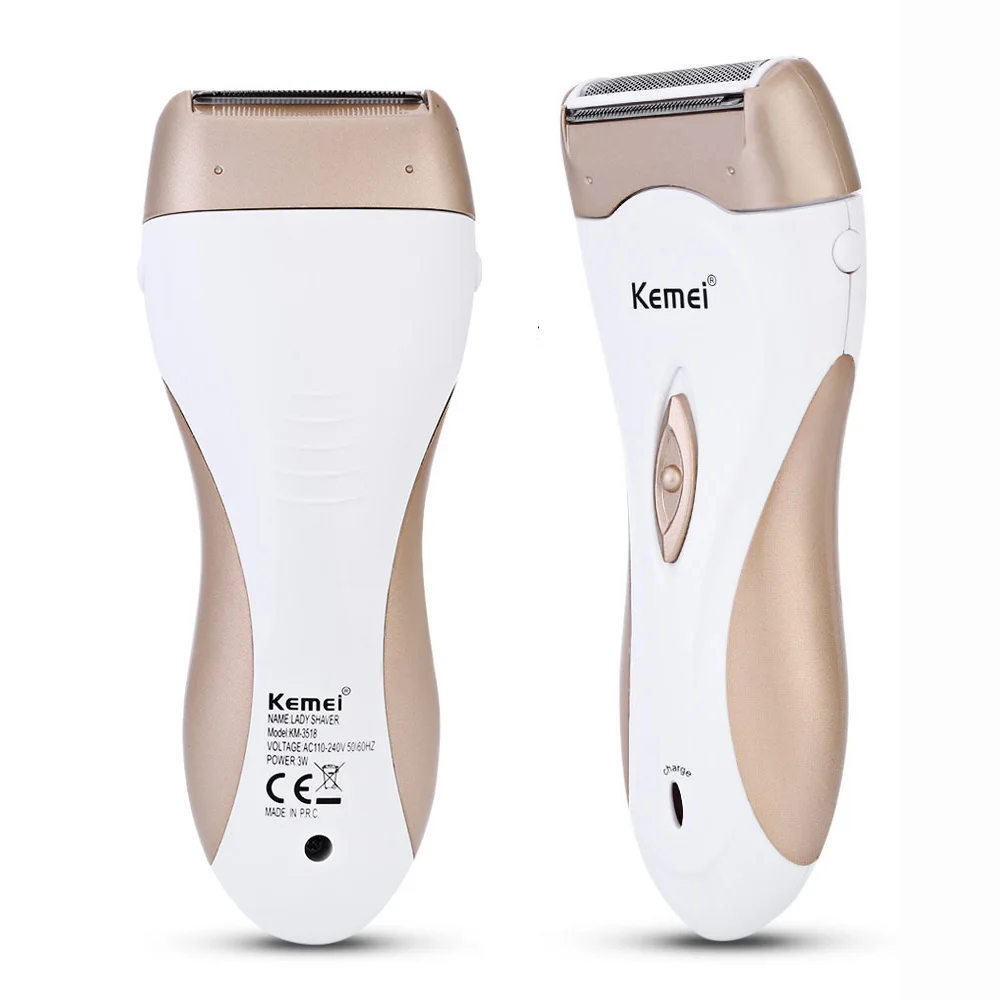 Kemei эпилятор для удаления волос женщин лица подмышек ног бритва депиляции
