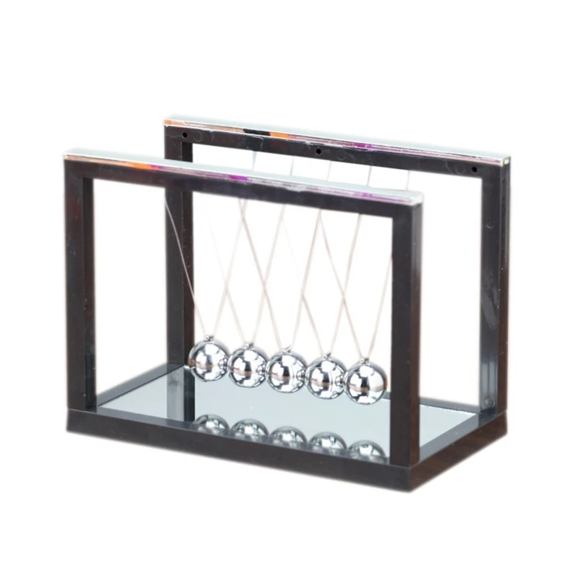 

Newton's cradle balance ball, sports science Newton balance ball, electromagnetic ball with balance pendulum (with mirro
