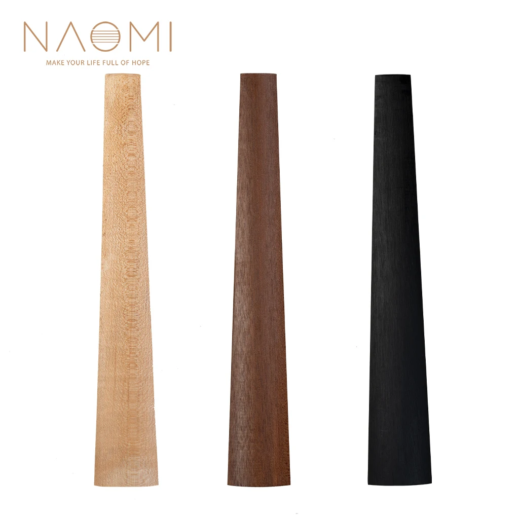 NAOMI 3 шт./1 компл. 4/4 набор грифов для скрипки с кленовым грифом из палисандра или эбенового дерева для DIY для скрипки запасные части для скрипк...
