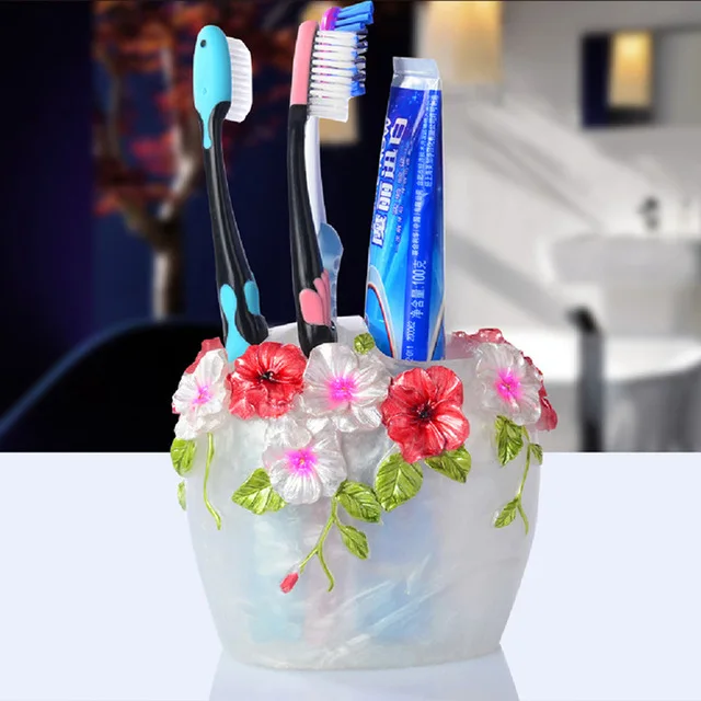 Высококачественные креативные держатели для зубных щеток из смолы зубная паста