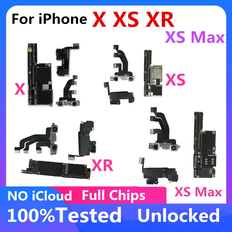Материнская плата для IPhone 12 / Pro Max X XS XR бесплатный iCloud оригинальная
