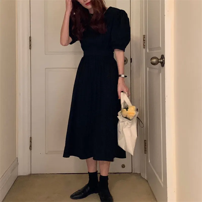 Женское винтажное платье-трапеция Alien Kitty свободное летнее платье с коротким