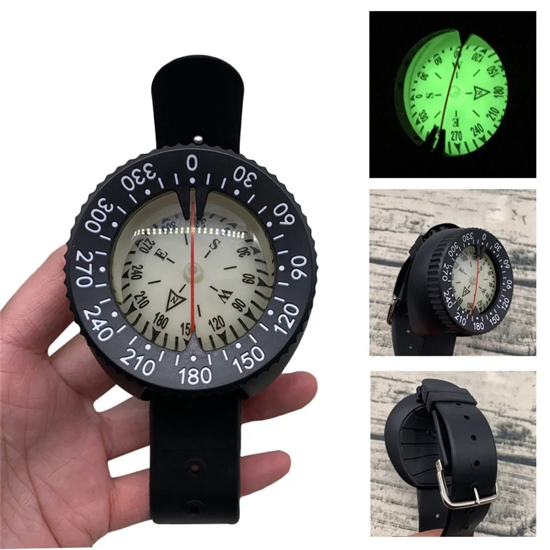

Sturdy Plastic Diving Compass Watch Waterproof Pocket Outdoor Camping Hiking Gear Portable Adventure Survival Accessory W1