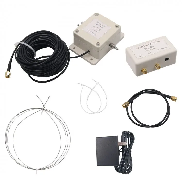 

100KHz-30MHz Create Clearer Sound Quality Small Loop Antenna Active Antenna For Shortwave Radio