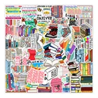 103050 шт., декоративные водонепроницаемые наклейки для чтения книг