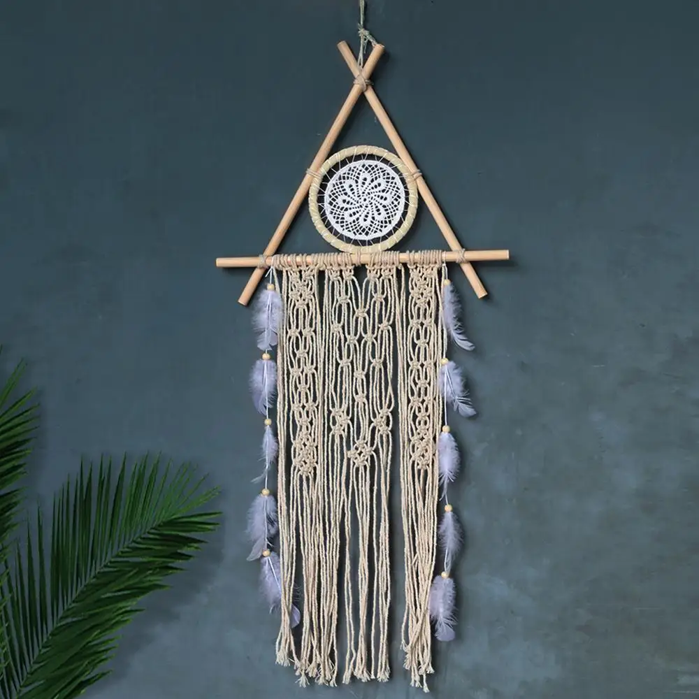 

nordic dreamcatcher tapestry room decoration farmhouse decor handmade dreamcatcher macrame dreamcatcher gift for women men