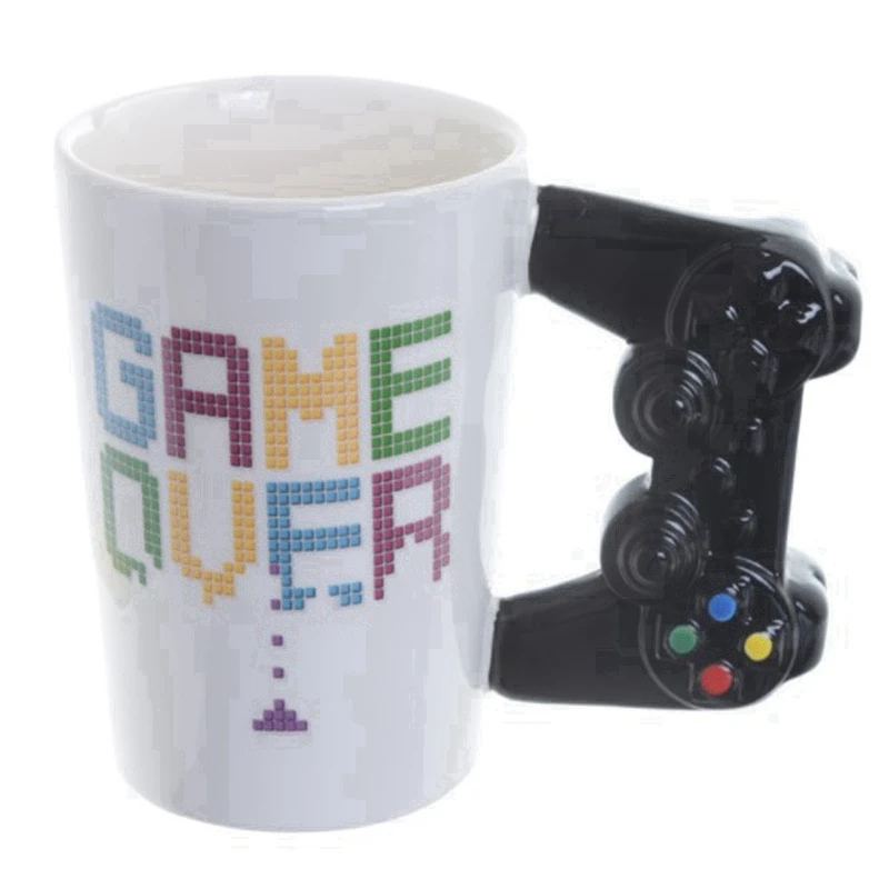 1 шт. персональная Ручка Кофе Молоко игра над чашкой Геймпад контроллер кофейная